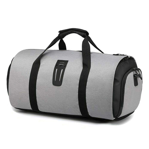 Multifunction Travel Waterproof Duffle Bag, Large Capacity Trip Suit Storage Handle Bag Carry on for Garment Bag Large Suit Travel Bag Weekend Bag Flight Bag-Grey